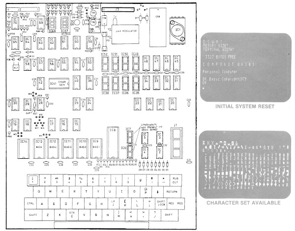 single board computer component layout and screen shots