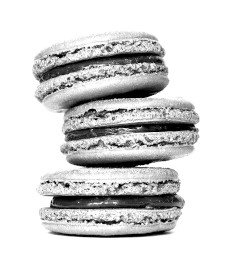 stack of french macarons