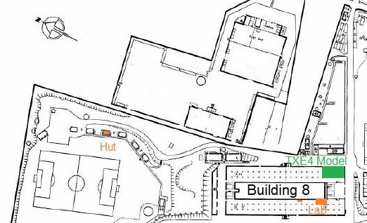map showing building 8 at New Southgate