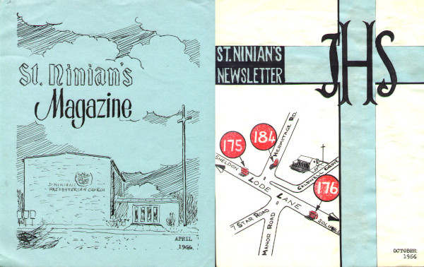 front covers of two church magazines