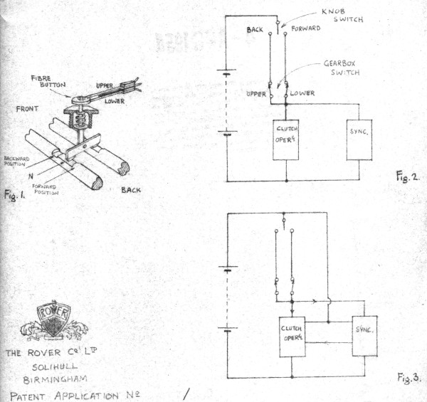 sketch of gearlever switch