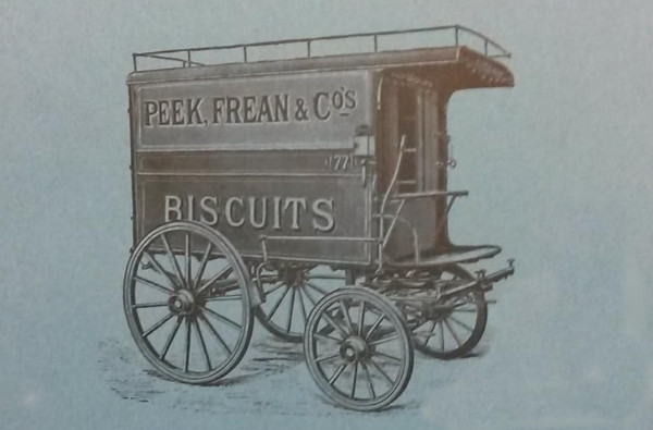 horse-drawn cake and biscuit van