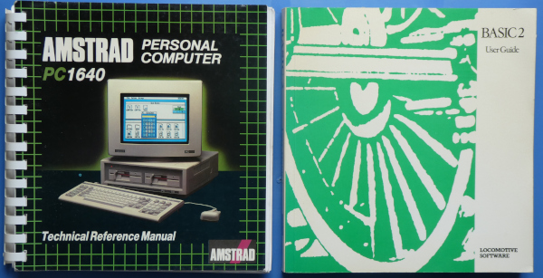 covers of two computer manuals