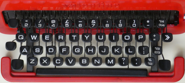 typewriter keyboard